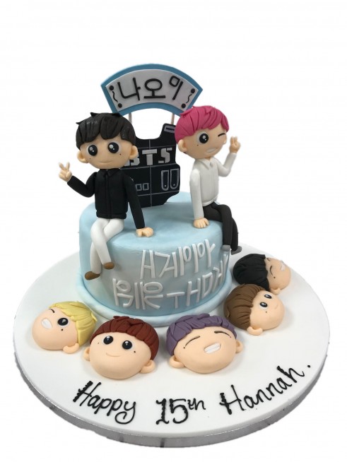 Bts cake design